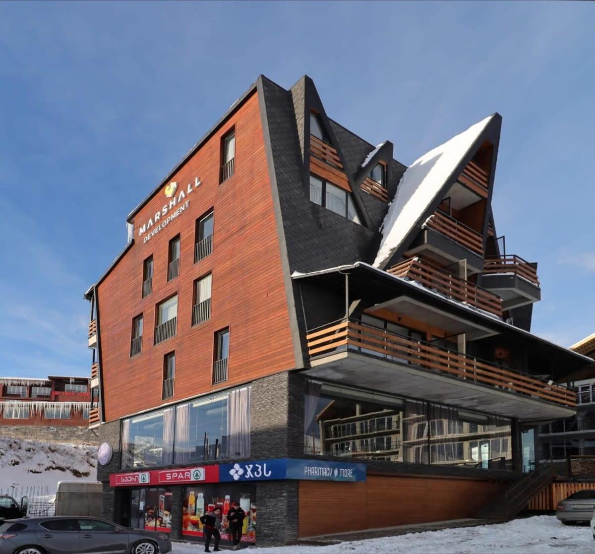 Super Stylish And Cozy 2 Bedroom 4Or6 People Apartment In Key Location In Marshall Gudauri Project Ski Resort エクステリア 写真